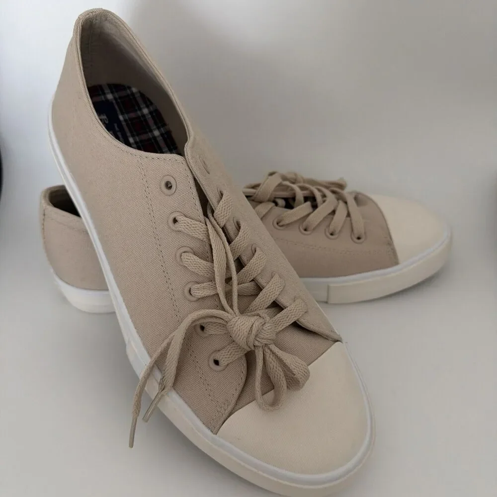 Ben Sherman Hadley LO Sneakers Shoes Mens 10.5 Beige Tan Lifestyle NWOT
